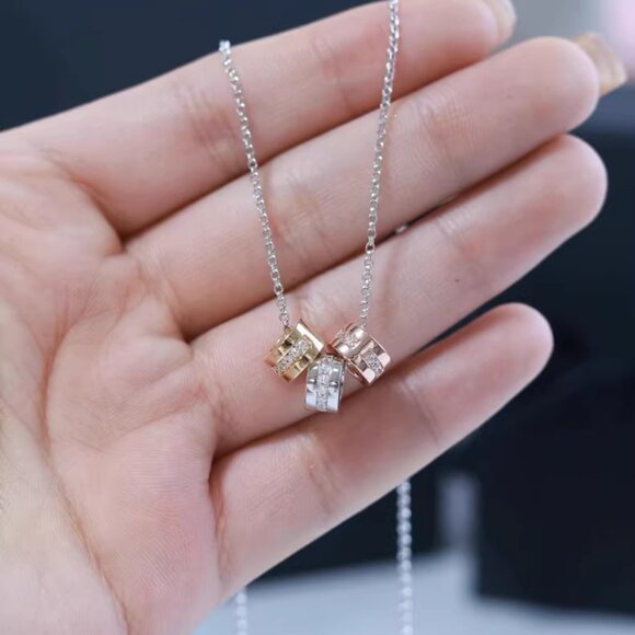 APM Monaco Morse Code Adjustable Necklace - Picture 4 of 6